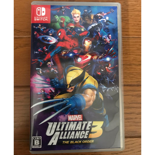 Nintendo Switch(ニンテンドースイッチ)のマーベルULTIMATE ALLIANCE 3: The Black Order エンタメ/ホビーのゲームソフト/ゲーム機本体(家庭用ゲームソフト)の商品写真