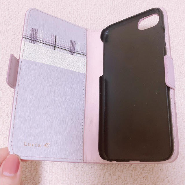 4℃(ヨンドシー)のルリア4°C  iPhoneケース　　ピンク スマホ/家電/カメラのスマホアクセサリー(iPhoneケース)の商品写真