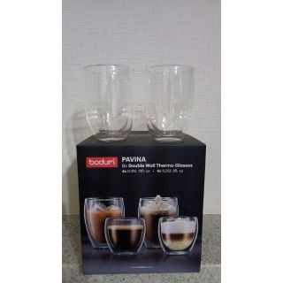 ボダム(bodum)のボダム■ダブルウォールグラス　350ml×2個(グラス/カップ)