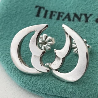 ティファニー(Tiffany & Co.)のTiffany クレセントムーン ピアス　希少(ピアス)