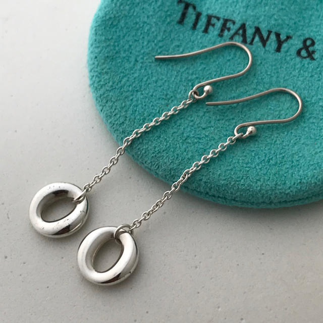 Tiffany セビアナ ドロップ ピアス