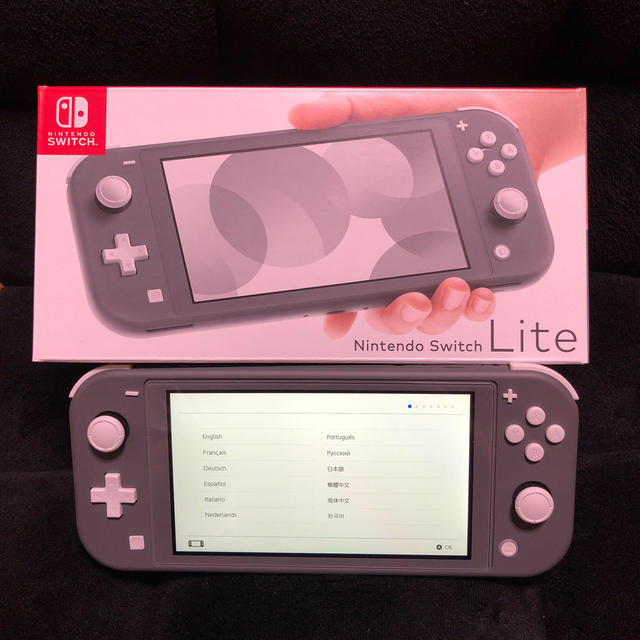 ゲームソフトゲーム機本体【美品】Nintendo Switch Liteグレー