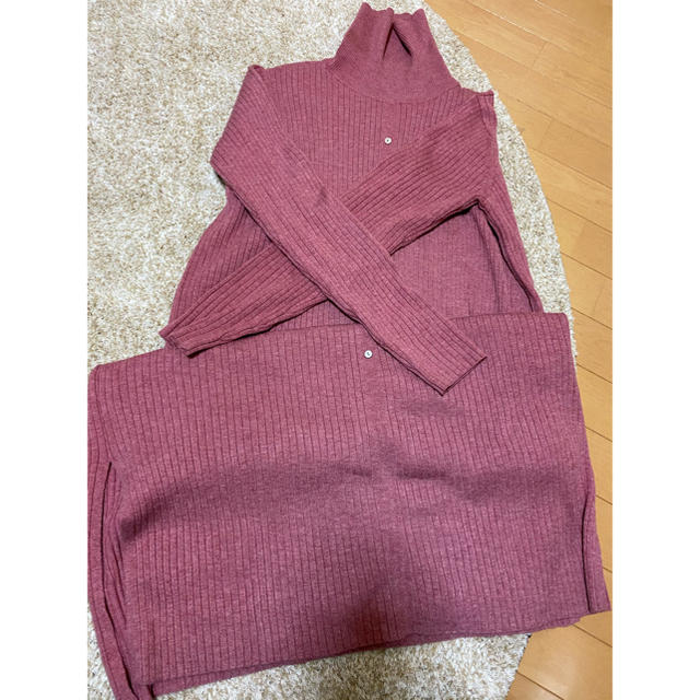 Ameri VINTAGE(アメリヴィンテージ)のameri vintage/ワンピース/layred knit dress レディースのワンピース(ロングワンピース/マキシワンピース)の商品写真