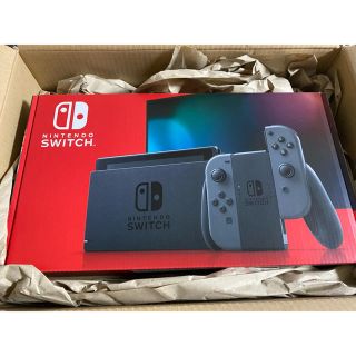 ニンテンドースイッチ(Nintendo Switch)の【新品未開封】Nintendo Switch スイッチ 本体 グレー【送料無料】(家庭用ゲーム機本体)