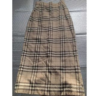 バーバリー(BURBERRY)のヴィンテージ バーバリー ロングスカート(ロングスカート)