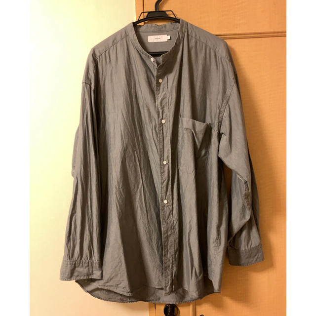Graphpaper Band Collar Oversized Shirt