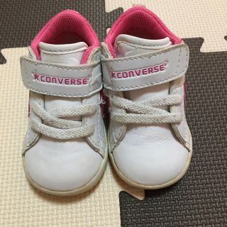 コンバース(CONVERSE)のコンバース♡スニーカー ピンク/12cm(スニーカー)