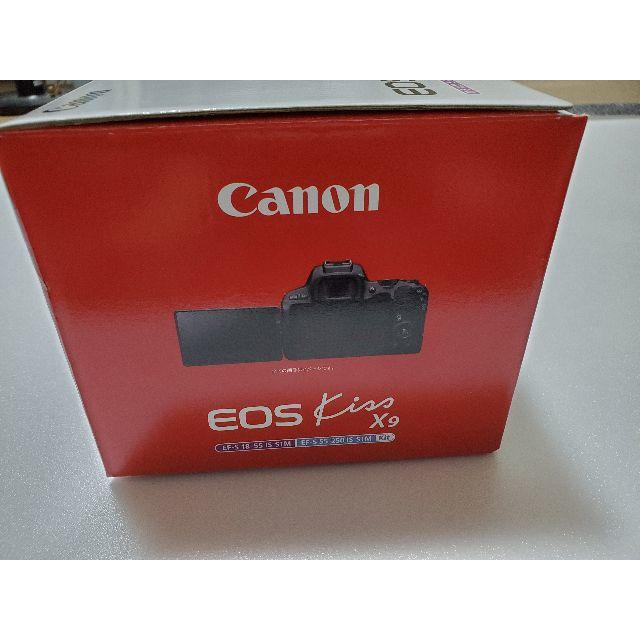 Canon EOS Kiss X9 ダブルズームキット ブラック Canon EOS Kiss X9 ダブルズームキット ブラック
