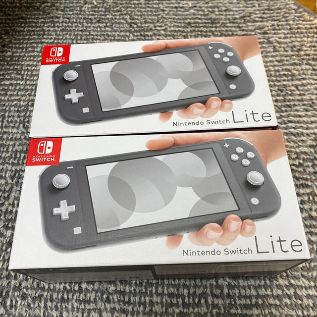 【有名人芸能人】 Nintendo Switch グレー2個　ニンテンドースイッチライト Lite switch Nintendo - 携帯用ゲーム機本体