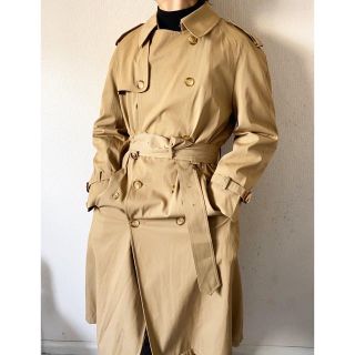 BURBERRY - vintage ヴィンテージ usa製 70s 玉虫色 ベージュ トレンチ