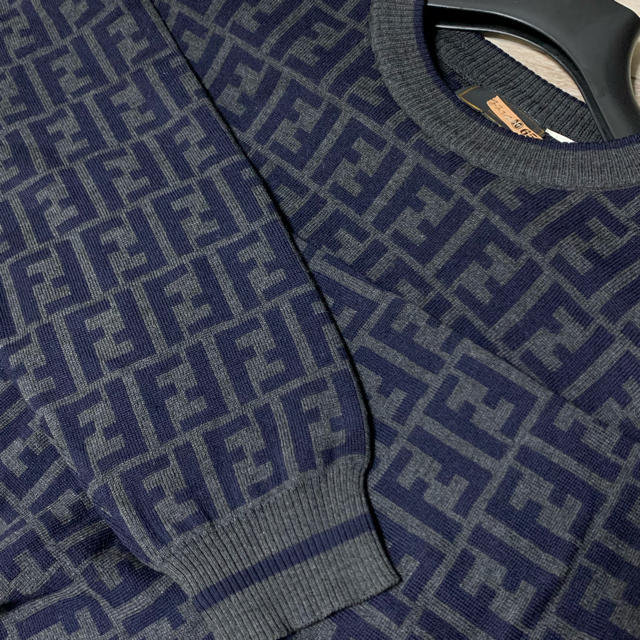 FENDI - 【Aランクほぼ未使用】FENDI ズッカ柄ニットの通販 by shop