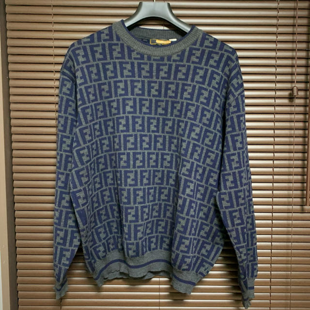 FENDI - 【Aランクほぼ未使用】FENDI ズッカ柄ニットの通販 by shop