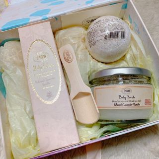 サボン(SABON)の値下げ＊SABONスクラブ+スプーンセット♡(ボディスクラブ)