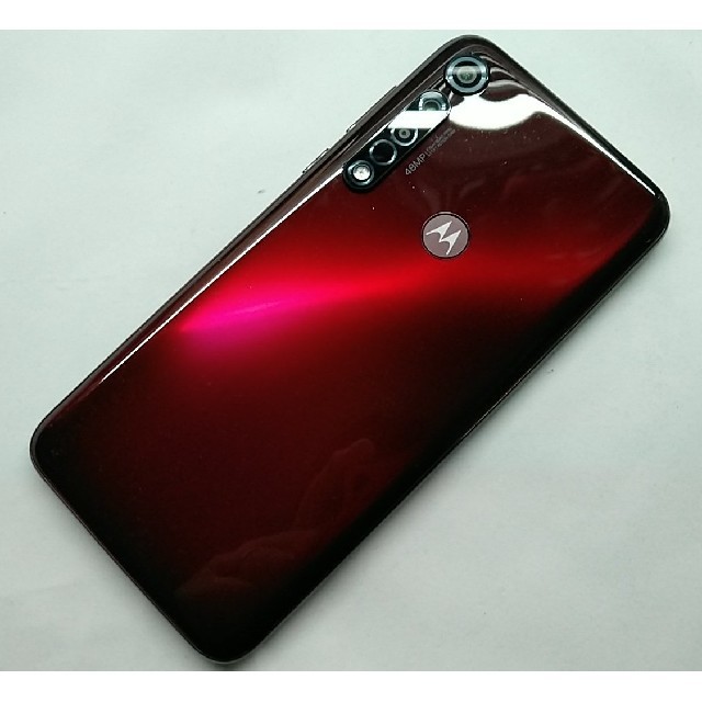 【最終値下】MOTOLORA moto g8 plus レッド＆おまけ