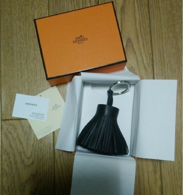 エルメス HERMES カルメン ブラック 新品 - キーホルダー