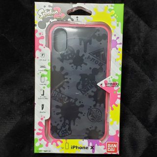 バンダイ(BANDAI)の【新品未開封】iPhone X iPhoneXS スマホカバー☆スプラトゥーン2(iPhoneケース)