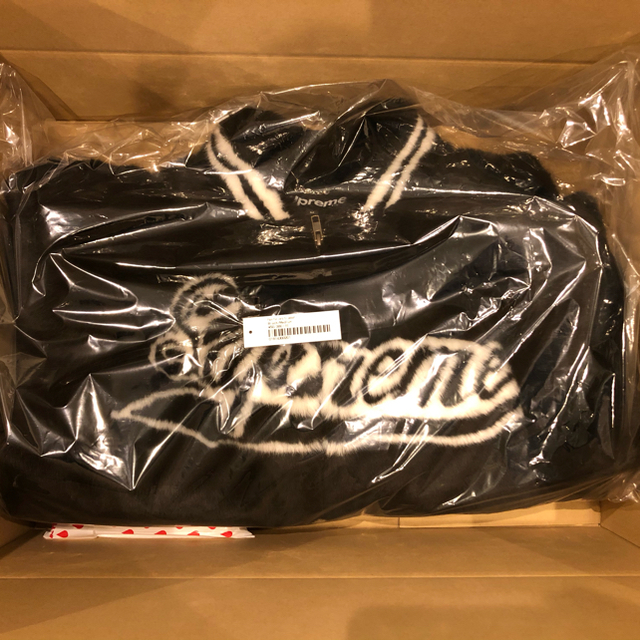 Supreme(シュプリーム)のSupreme Faux Fur Varsity Jacket Black M メンズのジャケット/アウター(ブルゾン)の商品写真