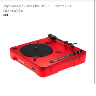 Supreme numark pt01 ターンテーブル(ターンテーブル)