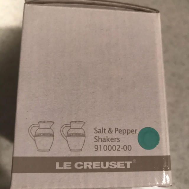 LE CREUSET(ルクルーゼ)のル・クルーゼ ソルト&ペッパー ブルー インテリア/住まい/日用品のキッチン/食器(収納/キッチン雑貨)の商品写真