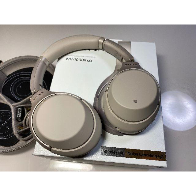 美品SONY WH-1000XM3（S）プラチナシルバー