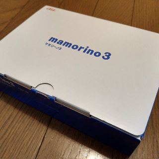 エーユー(au)の[新品·未使用]au マモリーノ3 ブルー(スマートフォン本体)