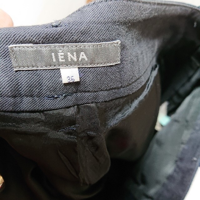 IENA(イエナ)のIENA チェック パンツ Lサイズ ストレート レディースのパンツ(カジュアルパンツ)の商品写真