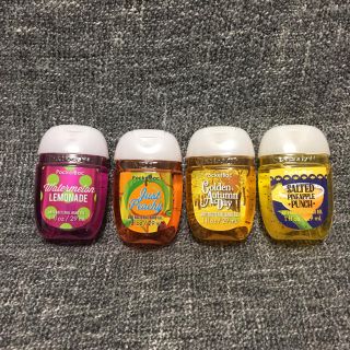 バスアンドボディーワークス(Bath & Body Works)の送料込み・新品   Bath & bodyworks ハンドジェル　4個セット(アルコールグッズ)