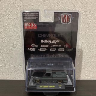 シボレー(Chevrolet)のM2MiJo 1975 CHEVROLET SILVERADO (HOLLEY)(ミニカー)