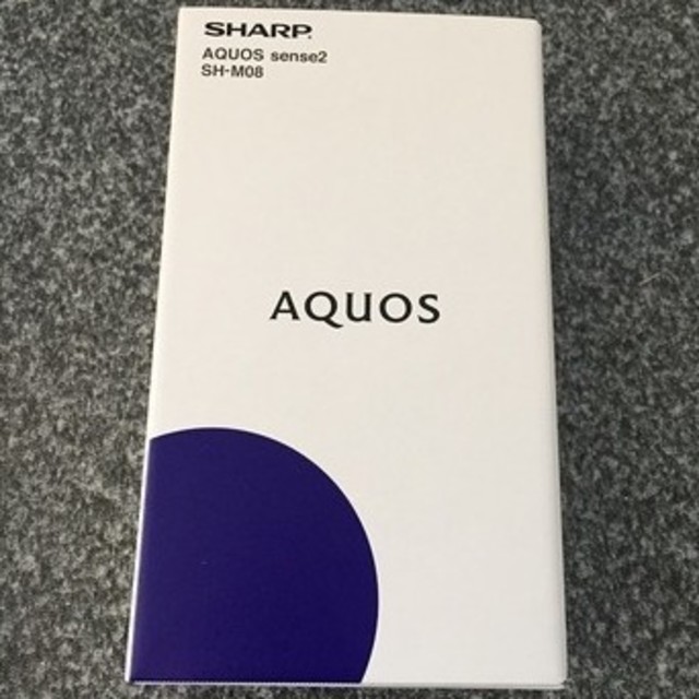 SHARP(シャープ)のAQUOS Sense 2 SH-M08 ブラック SIMフリー スマホ/家電/カメラのスマートフォン/携帯電話(スマートフォン本体)の商品写真