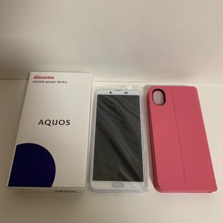 シャープ(SHARP)の完済★新品★SHARP SH-01L AQUOS sense2 白　SIMフリー(スマートフォン本体)