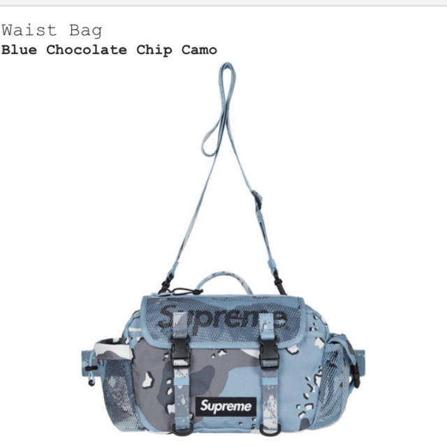 Supreme(シュプリーム)のsupreme 20ss waist bag blue camo レディースのバッグ(ショルダーバッグ)の商品写真