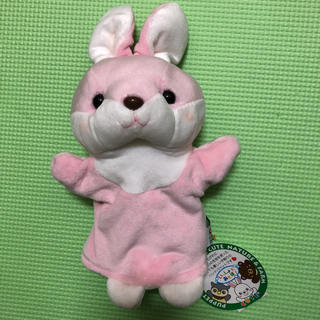 ウサギのパペット(ぬいぐるみ/人形)