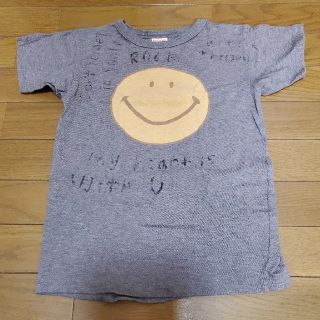 デニムダンガリー(DENIM DUNGAREE)のデニム&ダンガリー　スマイル　ブラウン　140(Tシャツ/カットソー)