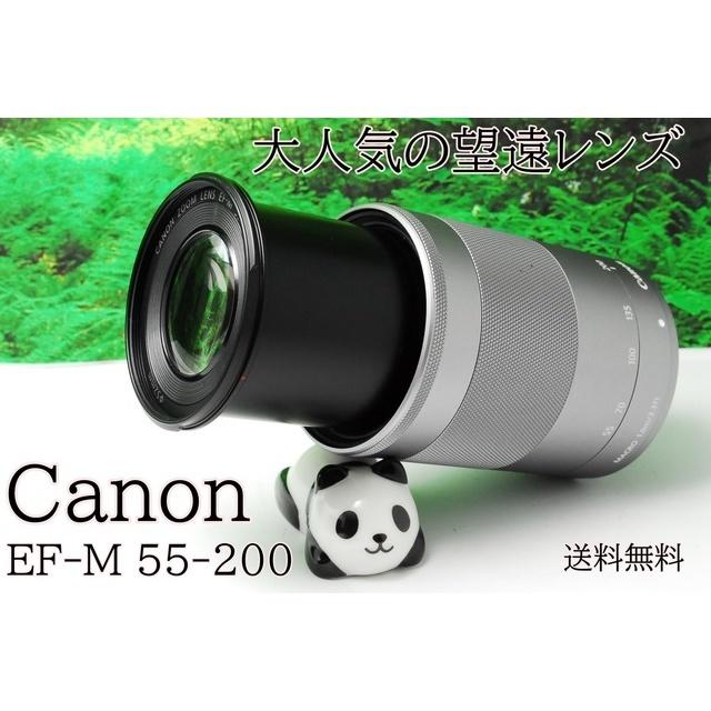 ☆便利な望遠レンズ☆Canon EF-M 55-200mm IS STM☆ - レンズ(ズーム)