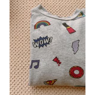 フォーエバートゥエンティーワン(FOREVER 21)のforever21 レトロ柄スウェット　size140(Tシャツ/カットソー)