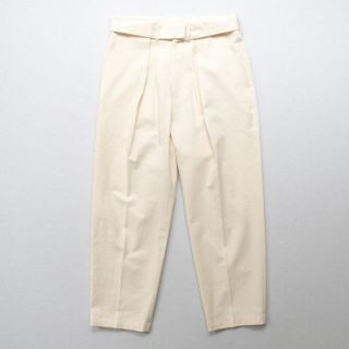 サンシー(SUNSEA)のstein DOUBLE WAIST WIDE TROUSERS・-minus(スラックス)