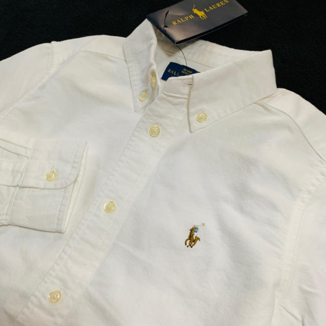 POLO RALPH LAUREN(ポロラルフローレン)のポロ ラルフローレン ボタンダウンシャツ /120 キッズ/ベビー/マタニティのキッズ服男の子用(90cm~)(ブラウス)の商品写真