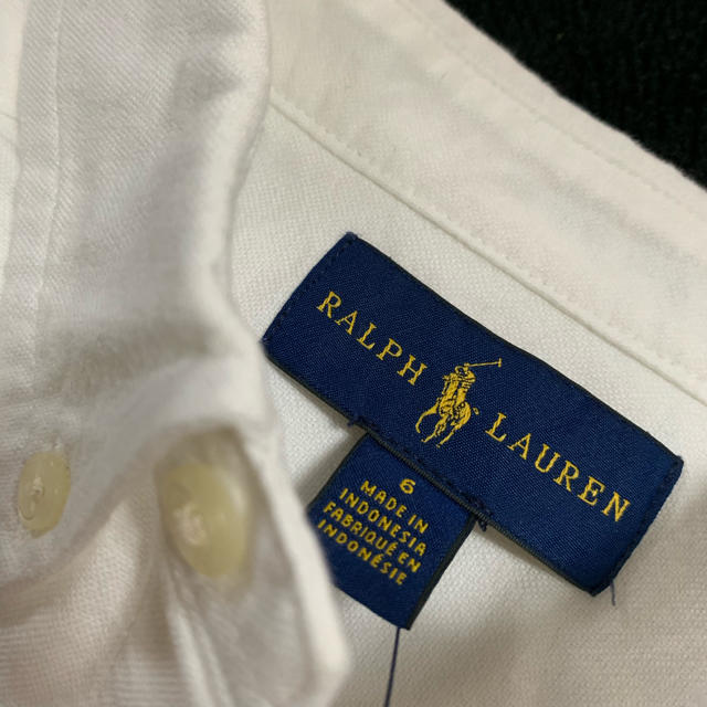 POLO RALPH LAUREN(ポロラルフローレン)のポロ ラルフローレン ボタンダウンシャツ /120 キッズ/ベビー/マタニティのキッズ服男の子用(90cm~)(ブラウス)の商品写真