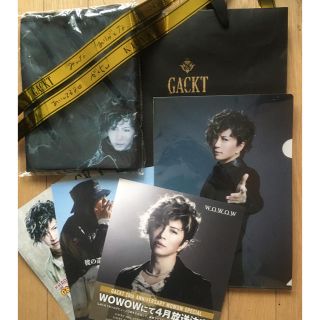 GACKT☆KHAOS 前方指定席限定品 超ビッグタペストリー 金テープ&おまけ(ミュージシャン)