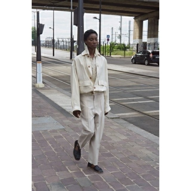 LEMAIRE - LEMAIRE 19ss Silk Poplin Blouson 46の通販 by s LEMAIRE - LEMAIRE 19ss Silk Poplin Blouson 46の通販 by s