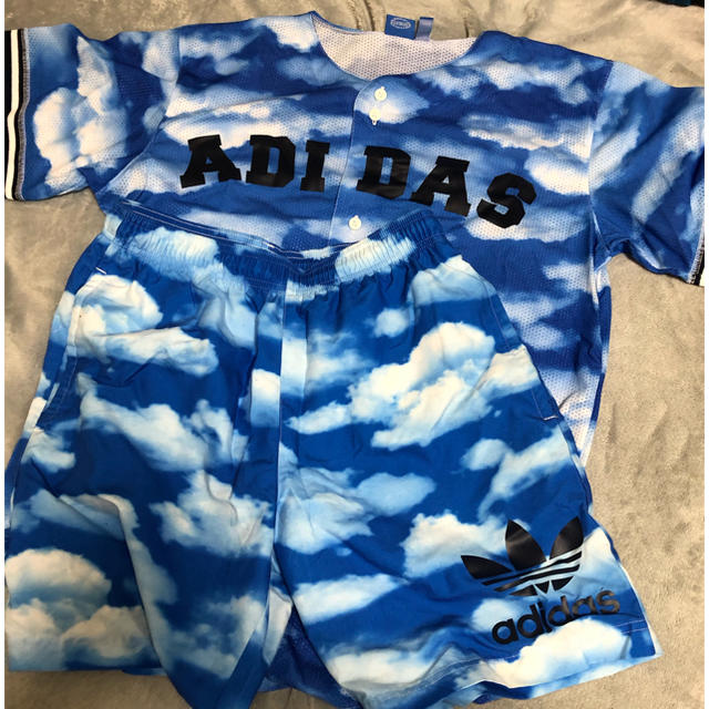 adidas(アディダス)のadidas  ベースボールシャツ、水着 メンズのトップス(Tシャツ/カットソー(半袖/袖なし))の商品写真