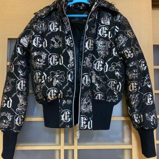 エドハーディー(Ed Hardy)のエドハーディー　ショート丈ジャンパー　レディース(ダウンジャケット)