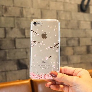 iPhone7 plus iPhone8 plus　ケース　桜　可愛い(iPhoneケース)