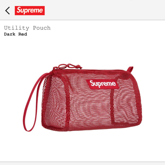 メンズsupreme pouch