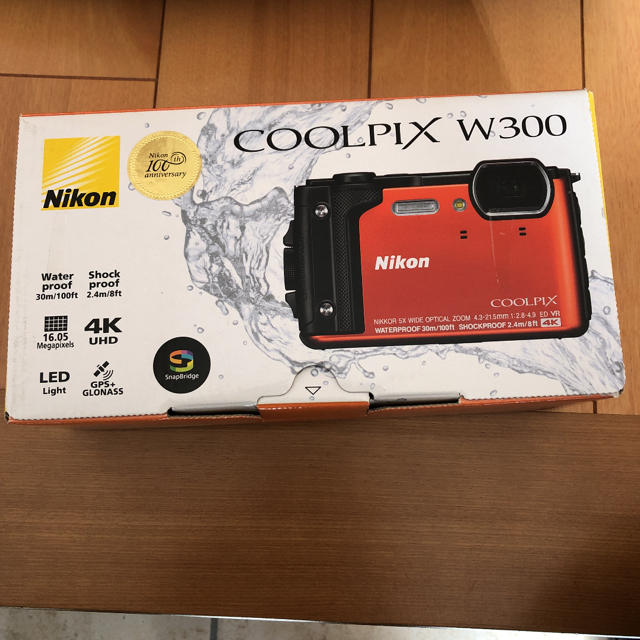 Nikon COOLPIX W300 ORANGE メーカー保証
