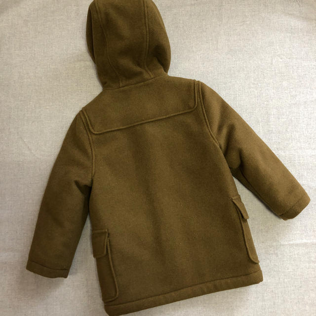 PETIT BATEAU(プチバトー)のプチバトー　4ans ダッフルコート裏起毛（カーキ） キッズ/ベビー/マタニティのキッズ服男の子用(90cm~)(コート)の商品写真