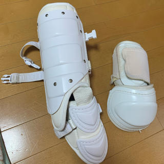 SSK - 野球 フットガード エルボガード セット 白の通販 by あきと's ...