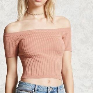 フォーエバートゥエンティーワン(FOREVER 21)のFOREVER21 オフショルダー(カットソー(半袖/袖なし))