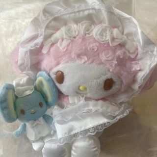 マイメロディ(マイメロディ)の専用になりました☺️マイメロ💖ウェディングマイメロ&リボンでおそろセット未開封(キャラクターグッズ)