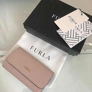 フルラ(Furla)のFURLA フルラ　美品　BABYLON バビロン　レザー 6連キーケース(キーケース)